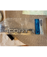 Ford OEM NOS Emblem Name Plate ESCORT LX 1989 1990 # E9FZ-5842528-A - $25.97 CAD