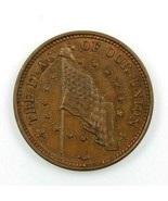 1863 Guerre Civile Token Le Drapeau De Notre Union Patriotique F-214/415... - $128.17 CAD