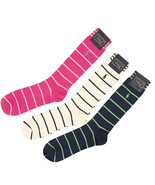 NEW Polo Ralph Lauren Cotton Socks!  White or Navy Stripe    Polo Player - $20.50 CAD