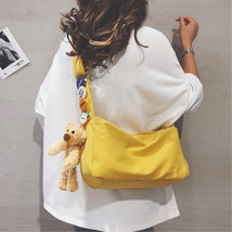 Girls Nylon Crossbody Bag, Solid Color Shoulder Bag, Large Capacity Shou... - £19.17 GBP