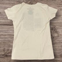 RARE Women AALIYAH Light Yellow T-Shirt Sz Medium M Ripple Junction Tee image 5