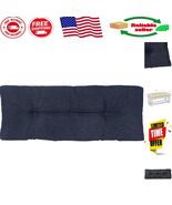 35-Inch Non-Slip Bench Cushion in Elegant Indigo for Indoor Spaces - $67.13 CAD
