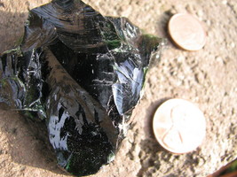 Spiritual Healing Monatomic Andara Crystal lusty Green 47 grams B-31 - £31.60 GBP