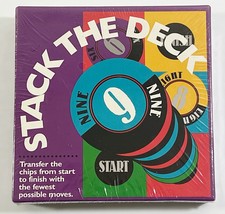 Stack The Deck Chip Game Great American Puzzle Factory 1997 Vintage Sealed - $7.67