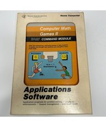 Texas Instruments TI 99/4A Computer Game Cartridge Book Box Math Games I... - $25.44 CAD