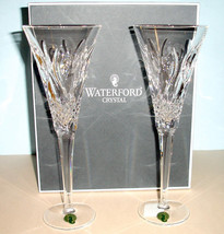 Waterford Celebration of Friendship Champagne Flutes Set/2 Irish Crystal New - £136.00 GBP