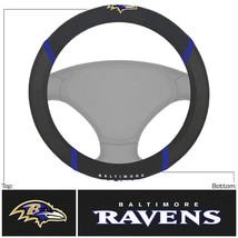 Baltimore Ravens Steering Wheel Cover Mesh/Stitched - £35.07 GBP