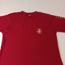 League Florida State Seminoles Men's Red Cotton Long Sleeve T-Shirt Size Medium image 9