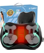 Zyllion Shiatsu Back and Neck Massager with Heat - 3D Electric Kneading ... - $1,019.38 MXN