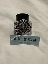 Men&#39;s Silver Patina Crown Ring Stigma Size 12 Men’s Jewelry Fashion Jewelry - £7.59 GBP