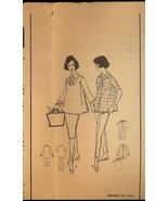 PC 60s Sz 14 B 34 Maternity Skirt Pants Top McCalls 5532 Sewing Pattern Vintage - $6.99