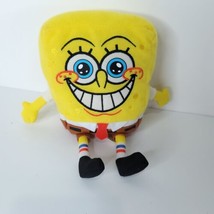 Spongebob Squarepants Plush Stuffed Animal Happy  Soft Nickelodeon Viacom 7&quot; - £15.57 GBP