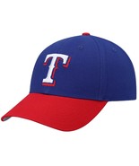 Texas Rangers Fan Favorite MVP Two Tone Blue Red Hat Cap Adult Men&#39;s Adj... - £18.09 GBP