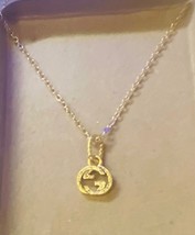 Adorable Gucci GG you Pendant on a standard vintage chain - $101.92