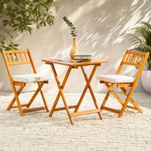 Idzo Heavy Duty 400Lbs Capacity Patio Bistro Set 3 Piece Outdoor,, Upgrate 2024 - £168.16 GBP