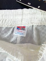 Union Jacks Soccer Shorts Youth Large White  1990 Draw string Vintage New - £23.32 GBP