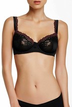 Felina 115056 Amorette Full Busted Bra Sz 32DD Black - $448.49 MXN