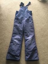 Vintage Comfy Ski Swing West Snow Pants Overalls Navy Blue Mens M 1970s 80s - £31.64 GBP
