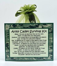 Army Cadet Survival Kit - Fun, Novelty Gift &amp; Card Alternative / Good Luck - $8.25