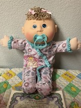 Cabbage Patch Kids Girl BabyLand Exclusive 2015 Blue Eyes Oatmeal Tuft 1... - $235.00