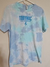 TobyMac The Elements T-Shirt, Blue Cloud Pattern, Men&#39;s M - $23.74
