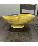 Vintage McCoy Harmony Mid Century Modern Planter Yellow Gold 12 1/4&quot; - $24.74