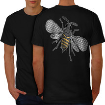 Insect World Art Shirt Multiple Bee Men T-shirt Back - £10.17 GBP