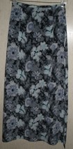 Womens / Juniors Jay Jacobs Multi Gray Floral Print Skirt Size 7 - £14.90 GBP