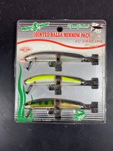 mister Twister Jointed Balsa Minnow Pack Fishing Lures Eagle Claw Hooks ... - $14.84