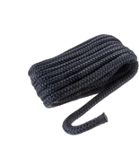  Double Braid Nylon Dock Line Black 1/2" x 20' Marine Boat Rope - $25.86