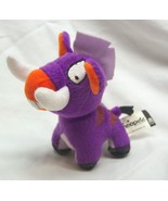 Rare Vintage Neopets PURPLE MOEHOG 4&quot; Plush STUFFED ANIMAL Toy 2004 McDo... - $18.32