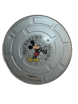 VINTAGE 90's Disney World DISNEY MGM STUDIOS Movie Reel Container Taffy Tin - $14.85