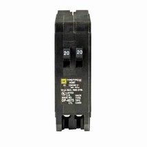 Square D HOMT2020CP Homeline 2-20 Amp Single-Pole Tandem Circuit Breaker - $647.29 MXN