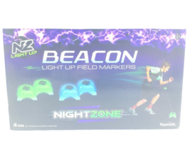 Night Zone Beacon Light Up Field Markers 4 Pieces Per Box - Kids 6+ By Toy Smith - £9.69 GBP