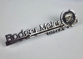 Rodger Meier Dallas TX Cadillac dealership rear emblem badge Metal Texas - $19.79