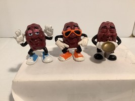 Vintage Lot of 3 California Raisins Figures Figures 80s Toys - £9.57 GBP