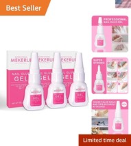 Professional Grade Nail Glue Gel for Press-Ons, Lasts 30+ Days, Clear 15g - $55.50