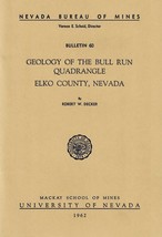 Geology of the Bull Run Quadrangle, Elko County, Nevada by Robert W. Decker - £17.49 GBP