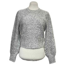 The fifth Label Crop Gray Long Balloon Sleeve Sweater Women&#39;s Size 4 - £23.68 GBP