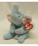 Ty Beanie Baby Peanut Elephant Beanbag Plush Toy Swing &amp; Tush Tags f - £11.64 GBP