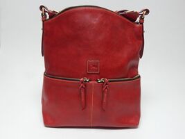 Dooney &amp; Burke Dillen Florentine Leather Medium Zip Pocket Sac Shoulder ... - $176.24 CAD