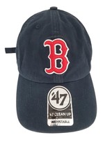 2023 Boston Red Sox B &#39;47 Brand MLB Clean Up Adjustable Strapback Hat Dad Cap - £12.53 GBP