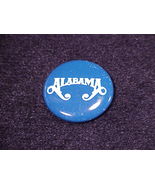 Alabama Country Music Group Blue Pinback Button Pin - £5.46 GBP