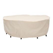Backyard Basics - Round Patio Table and Chair Dining Set Cover 07838BB (... - $58.11