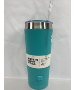 Ello Beacon Vacuum Insulated Tumbler Straw 24oz Stainless Steel Teal Col... - $20.68 CAD
