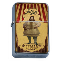 Vintage Freak Show Poster D15 Flip Top Oil Lighter Wind Resistant With Case - £11.06 GBP