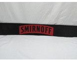 Smirnoff Vodka Red And Black Bar Rail Drink Runoff Mat 23&quot; X 3 1/2&quot; - $35.63