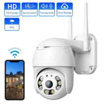 Security Camera Outdoor, 1080P HD Wi-Fi Home Security Cameras with Pan/T... - £48.23 GBP