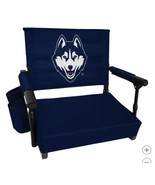 UConn Huskies Stadium Seat NCAA Premium Foldable Pocket Blue White - $119.53 CAD
