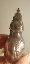 Salt & Pepper Shakers Silver Tone No. 803 Made in USA image 5